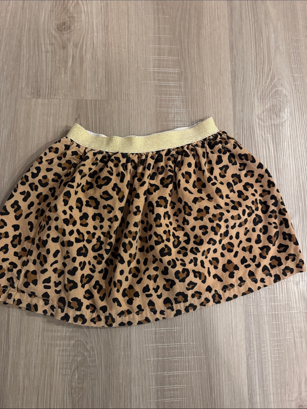 Carter's Tan and Black Leopard Print Dress Skirt